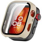 For Huawei Watch Fit 4 Pro xDfind Tempered Film Integrated PC Watch Protective Cover(Ivory) - 1