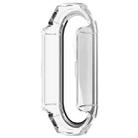 For Xiaomi Smart Band 9 Ceramic / 8 xDfind Armor Tempered Film Integrated PC Watch Protective Cover(Transparent White) - 3