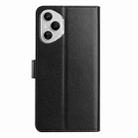 For Honor 400 Pro Global 160.8mm Lambskin 8-card Slot Leather Phone Case(Black) - 3