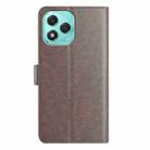 For Honor 400 Lite Global Lambskin 8-card Slot Leather Phone Case(Grey) - 3