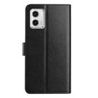 For Motorola Moto G73 Lambskin 8-card Slot Leather Phone Case(Black) - 3