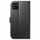 For Samsung Galaxy A03 Lambskin 8-card Slot Leather Phone Case(Black) - 3