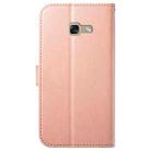 For Samsung Galaxy A5 2017 Lambskin 8-card Slot Leather Phone Case(Rose Gold) - 3
