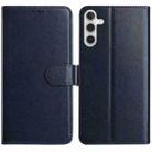 For Samsung Galaxy A15 5G Lambskin 8-card Slot Leather Phone Case(Dark Blue) - 1
