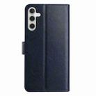 For Samsung Galaxy A15 5G Lambskin 8-card Slot Leather Phone Case(Dark Blue) - 3