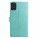 For Samsung Galaxy A53 5G Lambskin 8-card Slot Leather Phone Case(Green) - 3