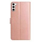 For Samsung Galaxy S23 FE 5G Lambskin 8-card Slot Leather Phone Case(Rose Gold) - 3