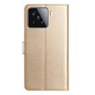 For Xiaomi 15T 5G Lambskin 8-card Slot Leather Phone Case(Gold) - 3