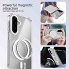 For Samsung Galaxy A07 4G ABEEL MagSafe Magnetic Color Ring Anti-scratch Transparent Phone Case(Blue) - 2