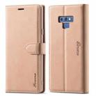 For Samsung Galaxy Note 9 Forwenw F1 Series Matte Strong Magnetism Horizontal Flip Leather Case with Holder & Card Slots & Wallet & Photo Frame(Rose Gold) - 1
