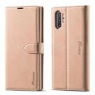 For Samsung Galaxy Note 10 Forwenw F1 Series Matte Strong Magnetism Horizontal Flip Leather Case with Holder & Card Slots & Wallet & Photo Frame(Rose Gold) - 1