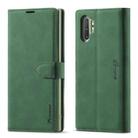 For Samsung Galaxy Note 10 Forwenw F1 Series Matte Strong Magnetism Horizontal Flip Leather Case with Holder & Card Slots & Wallet & Photo Frame(Green) - 1