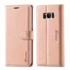 For Samsung Galaxy S8 Forwenw F1 Series Matte Strong Magnetism Horizontal Flip Leather Case with Holder & Card Slots & Wallet & Photo Frame(Rose Gold) - 1