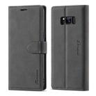 For Samsung Galaxy S8+ Forwenw F1 Series Matte Strong Magnetism Horizontal Flip Leather Case with Holder & Card Slots & Wallet & Photo Frame(Black) - 1