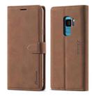 For Samsung Galaxy S9 Forwenw F1 Series Matte Strong Magnetism Horizontal Flip Leather Case with Holder & Card Slots & Wallet & Photo Frame(Brown) - 1