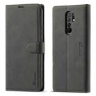 For Xiaomi Redmi 9 Forwenw F1 Series Matte Strong Magnetism Horizontal Flip Leather Case with Holder & Card Slots & Wallet & Photo Frame(Black) - 1