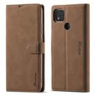 For Xiaomi Redmi 9C Forwenw F1 Series Matte Strong Magnetism Horizontal Flip Leather Case with Holder & Card Slots & Wallet & Photo Frame(Brown) - 1