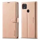 For Xiaomi Redmi 9C Forwenw F1 Series Matte Strong Magnetism Horizontal Flip Leather Case with Holder & Card Slots & Wallet & Photo Frame(Rose Gold) - 1