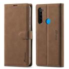 For Xiaomi Redmi Note 8 Forwenw F1 Series Matte Strong Magnetism Horizontal Flip Leather Case with Holder & Card Slots & Wallet & Photo Frame(Brown) - 1