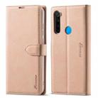 For Xiaomi Redmi Note 8 Forwenw F1 Series Matte Strong Magnetism Horizontal Flip Leather Case with Holder & Card Slots & Wallet & Photo Frame(Rose Gold) - 1