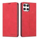 For iPhone 12 / 12 Pro Forwenw Dream Series Magnetic Oil Edge Horizontal Flip Leather Case with Holder & Card Slot & Photo Frame & Wallet(Red) - 1