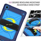 For Samsung Galaxy Tab A7 10.4 (2020) T500/T505 Contrast Color Robot Shockproof Silicone + PC Protective Case with Holder(Navy Blue) - 4