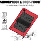 For Samsung Galaxy Tab A7 10.4 (2020) T500/T505 Contrast Color Robot Shockproof Silicone + PC Protective Case with Holder(Red Black) - 7