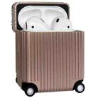 Luggage Earphone Protective Case For AirPods 1 / 2(Titanium) - 1