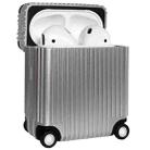 Luggage Earphone Protective Case For AirPods 1 / 2(Silver) - 1