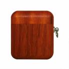 Wooden Earphone Protective Case For AirPods 1 / 2(Safflower Pear) - 1