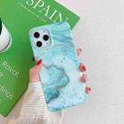 For iPhone 11 Marble Pattern TPU Protective Case (Sea Blue) - 1