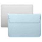 PU Leather Ultra-thin Envelope Bag Laptop Bag for MacBook Air / Pro 13 inch, with Stand Function(Sky Blue) - 1