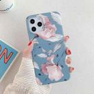 For iPhone 11 Flowers Pattern TPU Protective Case (Pink Flowers) - 1