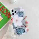 For iPhone 11 Flowers Pattern TPU Protective Case (Flowers Leaves) - 1