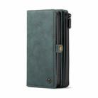 CaseMe 018 Detachable Multi-functional Horizontal Flip Leather Case, with Card Slot & Holder & Zipper Wallet & Photo Frame For iPhone 12 mini(Blue) - 2