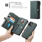 CaseMe 018 Detachable Multi-functional Horizontal Flip Leather Case, with Card Slot & Holder & Zipper Wallet & Photo Frame For iPhone 12 mini(Blue) - 5