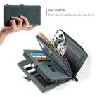 CaseMe 018 Detachable Multi-functional Horizontal Flip Leather Case, with Card Slot & Holder & Zipper Wallet & Photo Frame For iPhone 12 mini(Blue) - 8