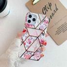 Plating Splicing Pattern Soft TPU Protective Case for iPhone 11 Pro(Retro Flower) - 1