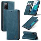 For Samsung Galaxy S20 FE CaseMe 013 Multifunctional Horizontal Flip Leather Case with Holder & Card Slot & Wallet(Blue) - 1