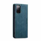 For Samsung Galaxy S20 FE CaseMe 013 Multifunctional Horizontal Flip Leather Case with Holder & Card Slot & Wallet(Blue) - 2
