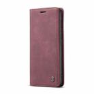 For Samsung Galaxy S20 FE CaseMe 013 Multifunctional Horizontal Flip Leather Case with Holder & Card Slot & Wallet(Wine Red) - 2
