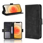 For iPhone 12 mini Multiple Card Slots Horizontal Flip Leather Case with Holder & Wallet (Black) - 1