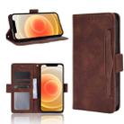 For iPhone 12 mini Multiple Card Slots Horizontal Flip Leather Case with Holder & Wallet (Brown) - 1