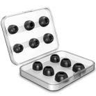 12 PCS Wireless Earphone Replaceable Memory Foam Ear Cap Earplugs for AirPods Pro, with Storage Box(Black) - 1
