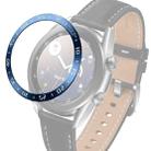 For Samsung Galaxy Watch 3 41mm Smart Watch Steel Bezel Ring, A Version(Blue Ring White Letter) - 1