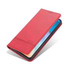 For Huawei P40 Pro AZNS Magnetic Calf Texture Horizontal Flip Leather Case with Card Slots & Holder & Wallet(Red) - 4