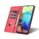 For Huawei P40 Pro AZNS Magnetic Calf Texture Horizontal Flip Leather Case with Card Slots & Holder & Wallet(Red) - 5