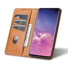 For Samsung Galaxy S10+ AZNS Magnetic Calf Texture Horizontal Flip Leather Case with Card Slots & Holder & Wallet(Dark Green) - 9