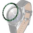 For Samsung Galaxy Watch 3 41mm Smart Watch Steel Bezel Ring, E Version(Army Green White Letter) - 1