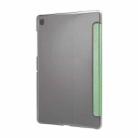 For Samsung Galaxy Tab A7 10.4 T500 TPU Silk Texture Three-fold Horizontal Flip Leather Case with Holder(Green) - 3